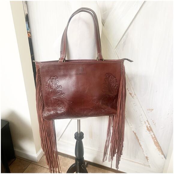 Ariat Handbags - Ariat Ladies Victoria Leather Concealed Carry Satchel Purse A770009602